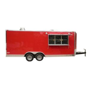 CONCESSION TRAILER 8.5’X20′ RED – CATERING FOOD EVENT VENDING
