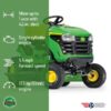 HP Gas Hydrostatic Riding Lawn Mower